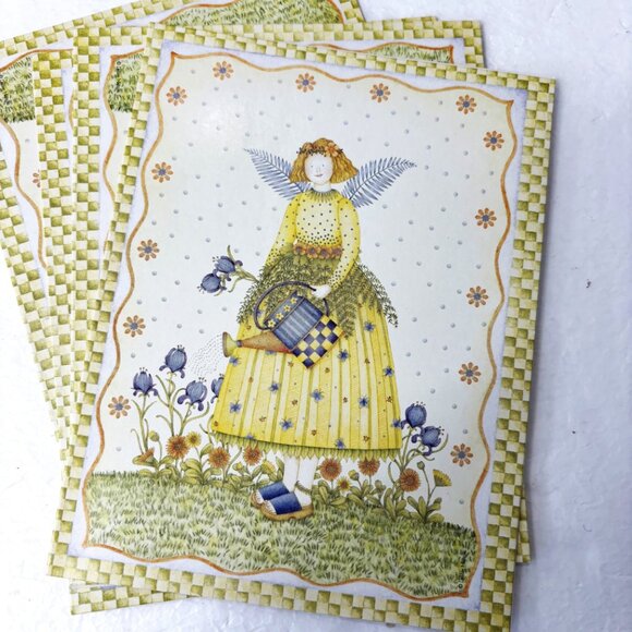 Debbie Mumm Garden Angels Collectible Blank Notecards Vtg 2003 - Picture 9 of 11